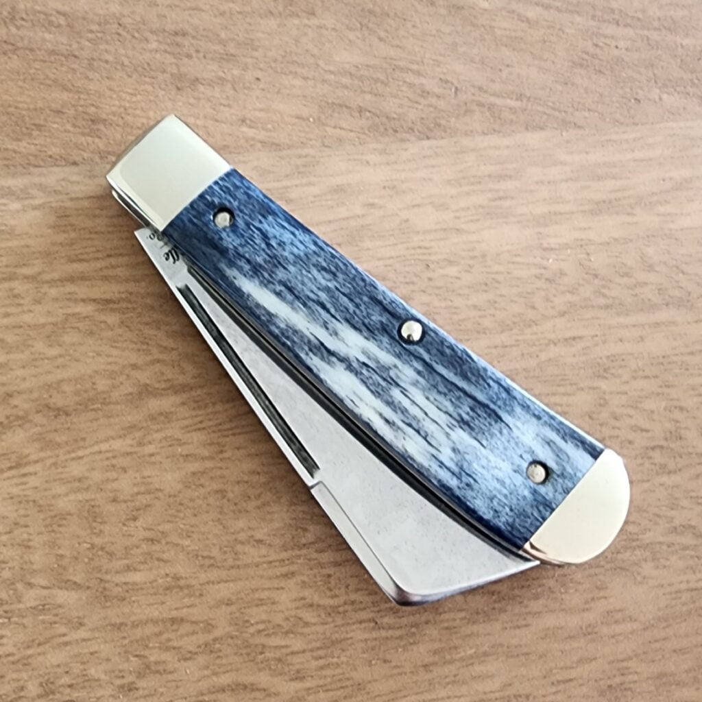 TSAK Exclusive Lone Wolf Giraffe Bone knives for sale Titusville TSA Exclusive Lone Wolf Giraffe Bone Big Easy Cotton Sampler 1095 Carbon W/ Long Pull 1 of 6 knives for sale