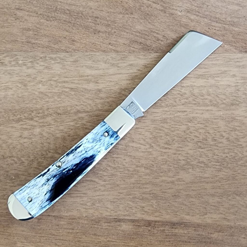 TSAK Exclusive Lone Wolf Giraffe Bone knives for sale Titusville TSA Exclusive Lone Wolf Giraffe Bone Big Easy Cotton Sampler 1095 Carbon W/ Long Pull 1 of 6 knives for sale
