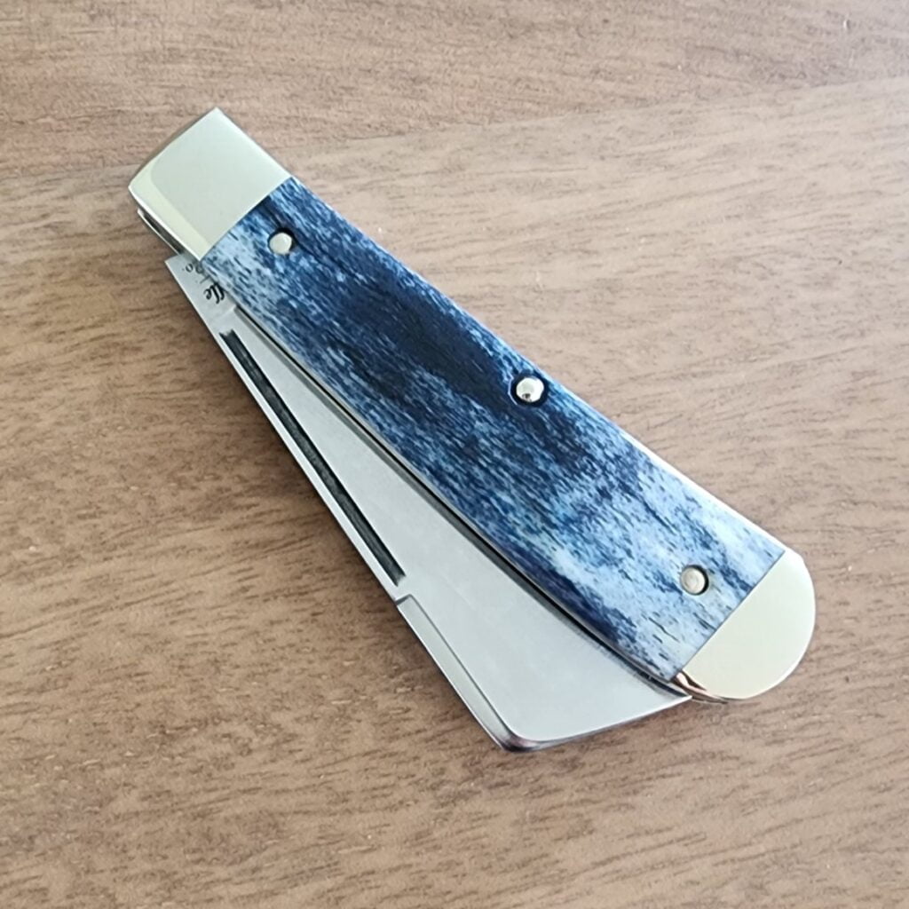 TSAK Exclusive Lone Wolf Giraffe Bone knives for sale Titusville TSA Exclusive Lone Wolf Giraffe Bone Big Easy Cotton Sampler 1095 Carbon W/ Long Pull 1 of 6 knives for sale