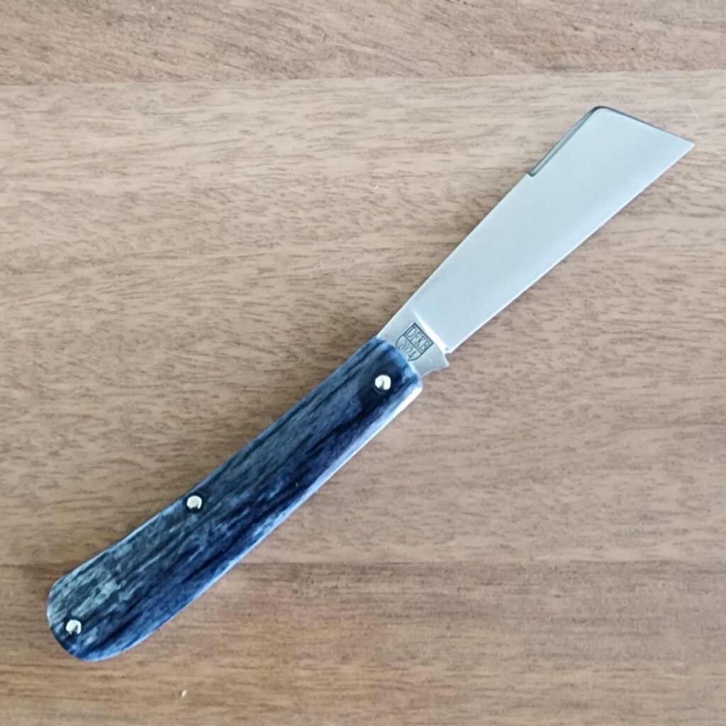 TSAK Exclusive Lone Wolf Giraffe Bone knives for sale Titusville TSA Exclusive Lone Wolf Giraffe Bone Big Easy Cotton Sampler Shadow Pattern 1095 Carbon W/ Long Pull 1 of 6 knives for sale
