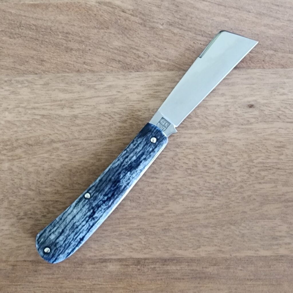 TSAK Exclusive Lone Wolf Giraffe Bone knives for sale Titusville TSA Exclusive Lone Wolf Giraffe Bone Big Easy Cotton Sampler Shadow Pattern 1095 Carbon W/ Long Pull 1 of 6 knives for sale
