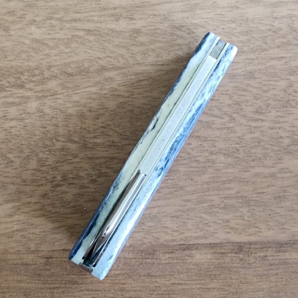 TSAK Exclusive Lone Wolf Giraffe Bone knives for sale Titusville TSA Exclusive Lone Wolf Giraffe Bone Big Easy Cotton Sampler Shadow Pattern 1095 Carbon W/ Long Pull 1 of 6 knives for sale