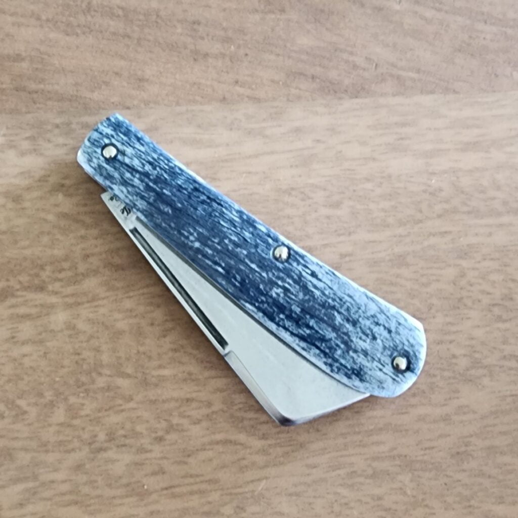 TSAK Exclusive Lone Wolf Giraffe Bone knives for sale Titusville TSA Exclusive Lone Wolf Giraffe Bone Big Easy Cotton Sampler Shadow Pattern 1095 Carbon W/ Long Pull 1 of 6 knives for sale