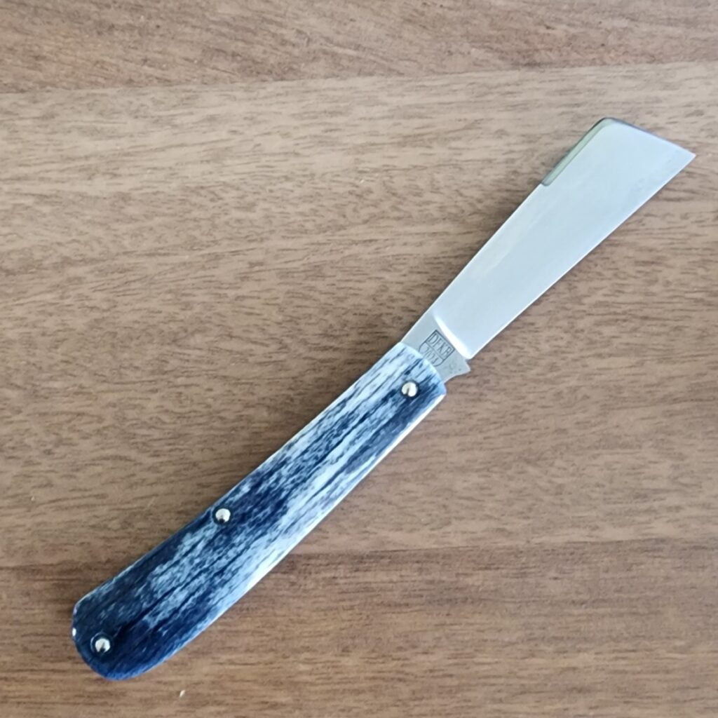 TSAK Exclusive Lone Wolf Giraffe Bone knives for sale Titusville TSA Exclusive Lone Wolf Giraffe Bone Big Easy Cotton Sampler Shadow Pattern 1095 Carbon W/ Long Pull 1 of 6 knives for sale