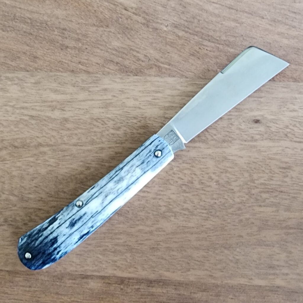 TSAK Exclusive Lone Wolf Giraffe Bone knives for sale Titusville TSA Exclusive Lone Wolf Giraffe Bone Big Easy Cotton Sampler Shadow Pattern 1095 Carbon W/ Long Pull 1 of 6 knives for sale
