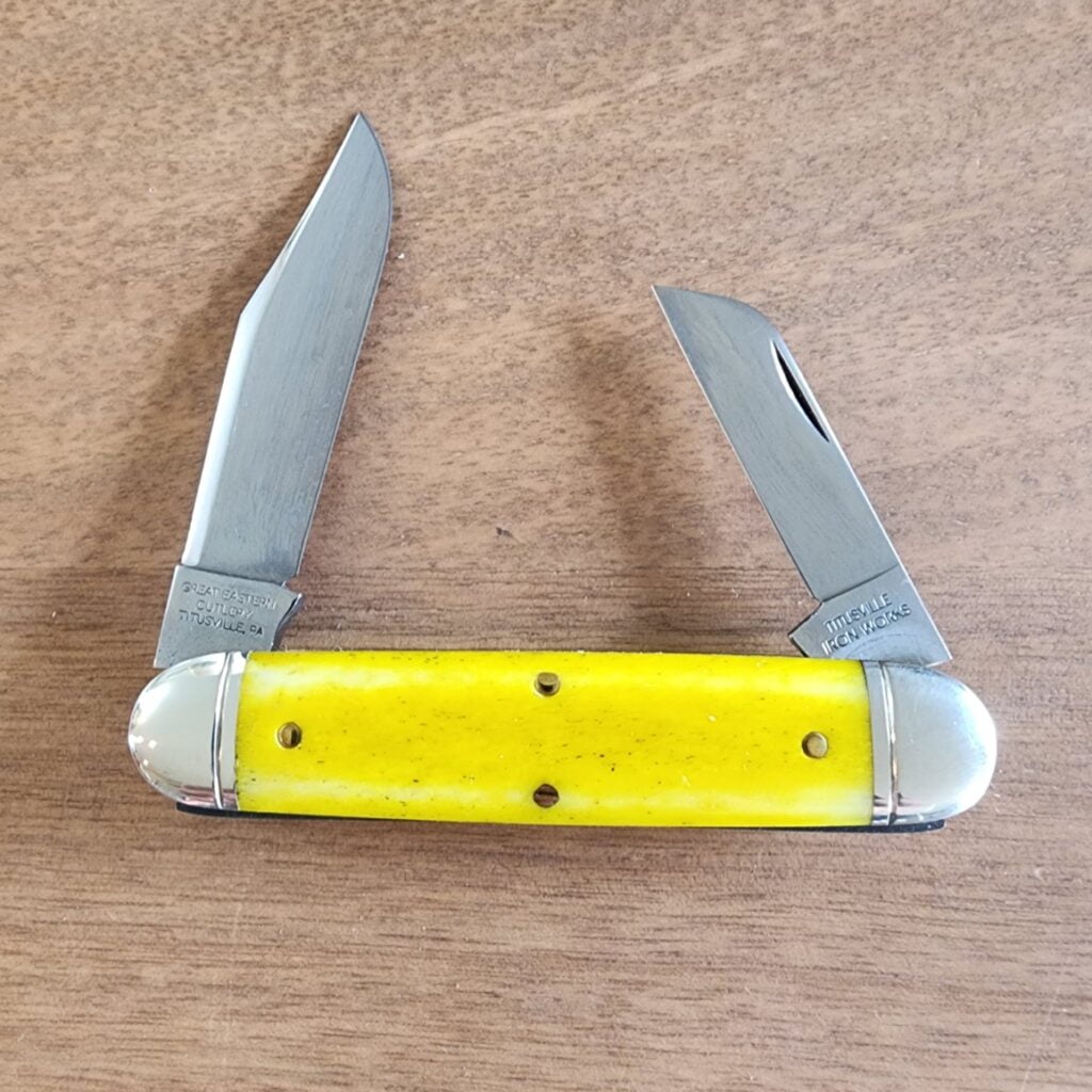 Great Eastern Cutlery Rendezvous. knives for sale Great Eastern Cutlery Green Banana Bone # 351217 knives for sale