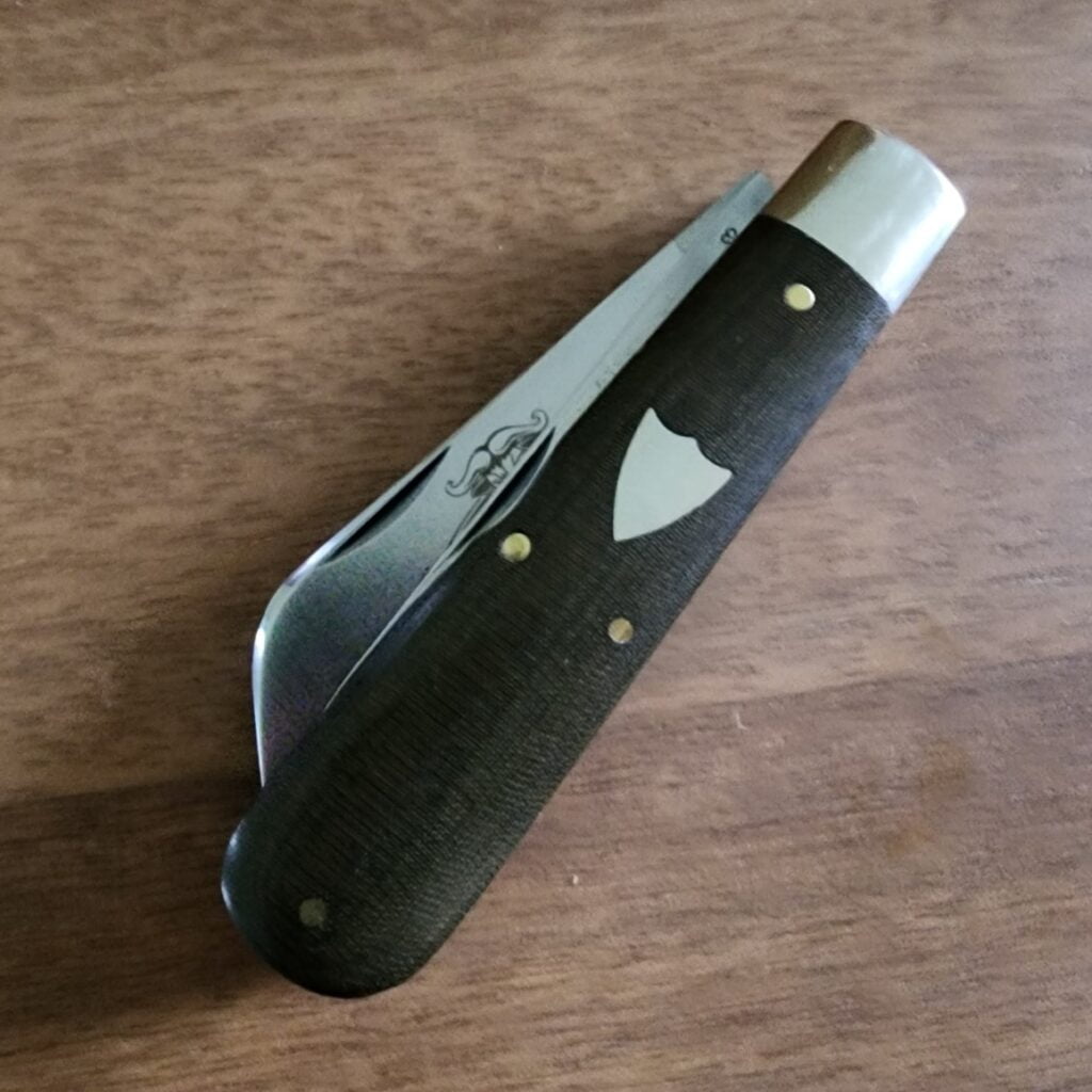 Great Eastern Cutlery Rendezvous. knives for sale Great Eastern Cutlery #863223 OD Green Linen Micarta (1 of 31 made) "S" knives for sale