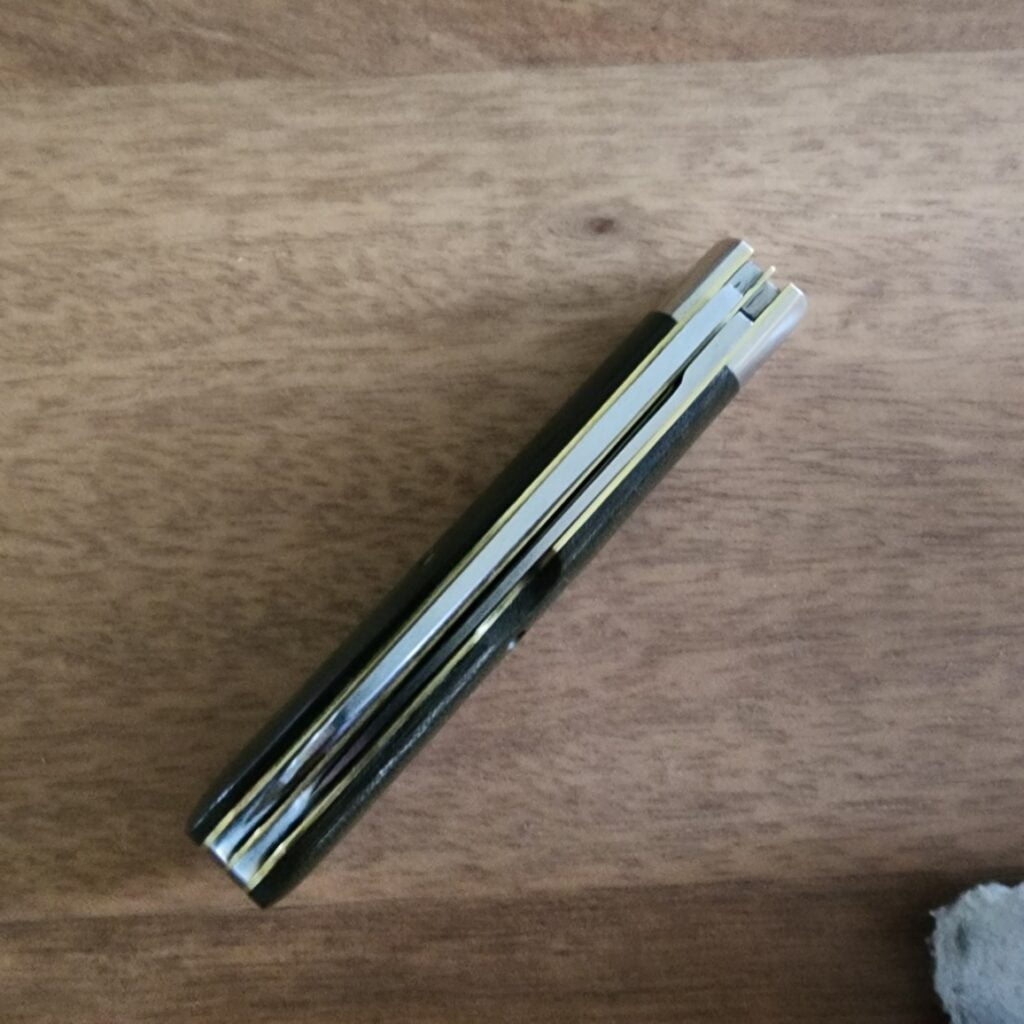 Great Eastern Cutlery Rendezvous. knives for sale Great Eastern Cutlery #863223 OD Green Linen Micarta (1 of 31 made) knives for sale