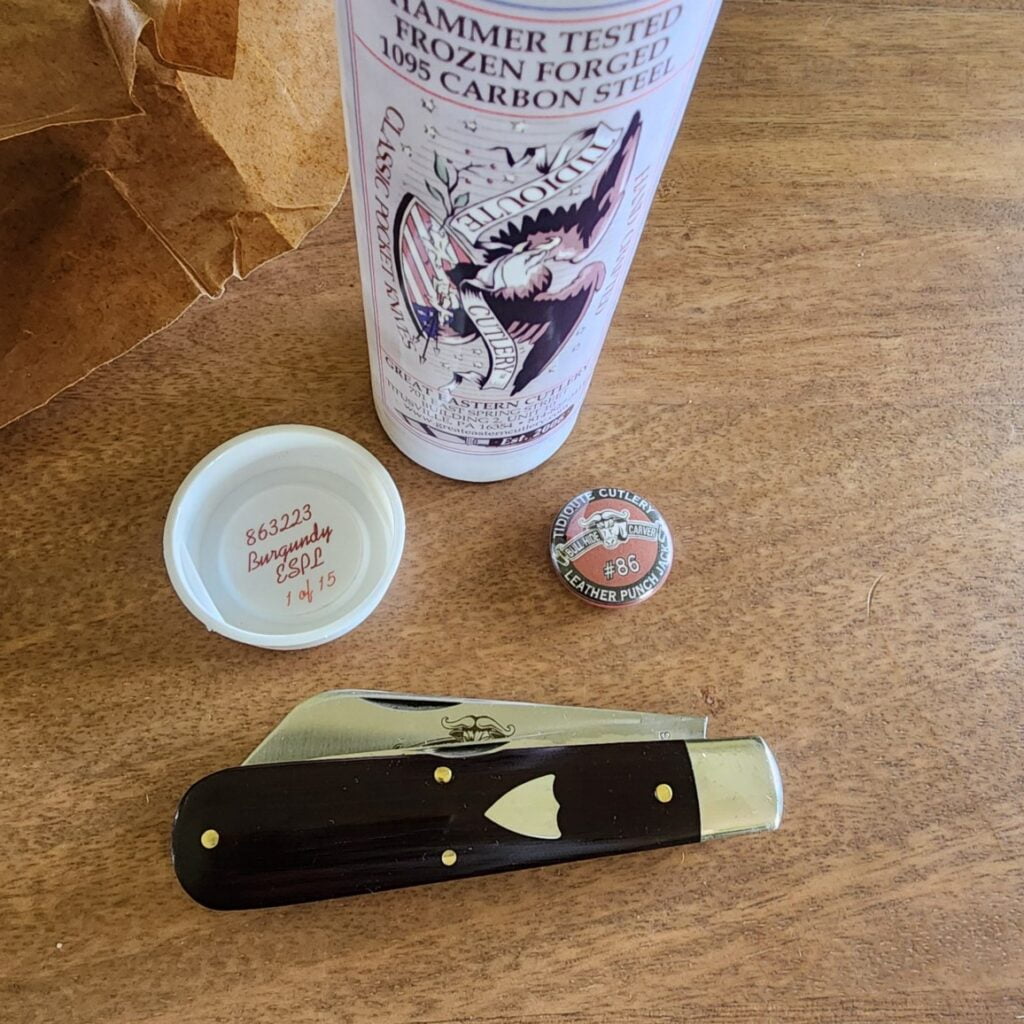 Great Eastern Cutlery Rendezvous. knives for sale Great Eastern Cutlery #863223 Burgandy ESPL (1 of 15 made) knives for sale