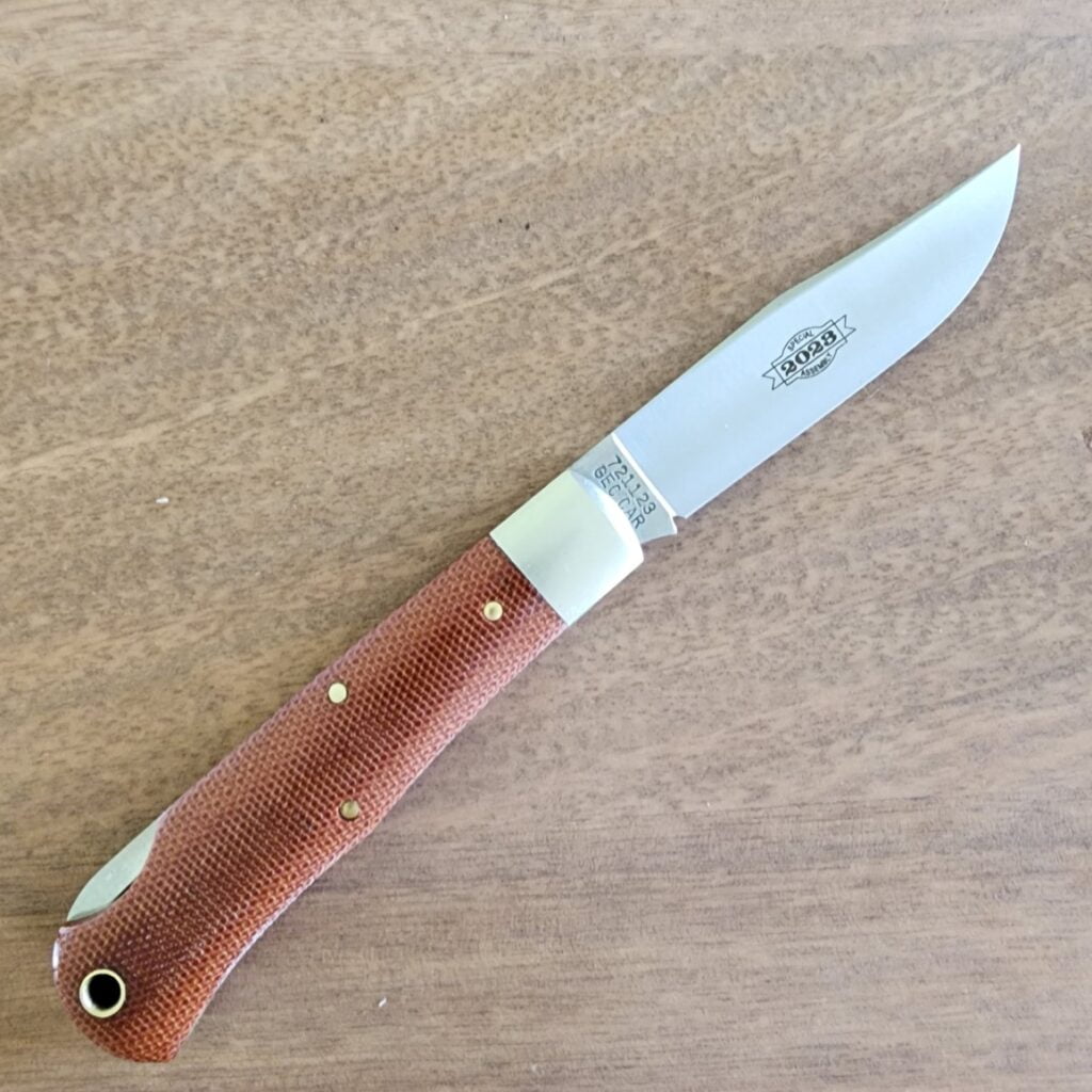 Great Eastern Cutlery Rendezvous. knives for sale Great Eastern Cutlery #721123 LB Natural Canvas Micarta (1 of 47 made) knives for sale