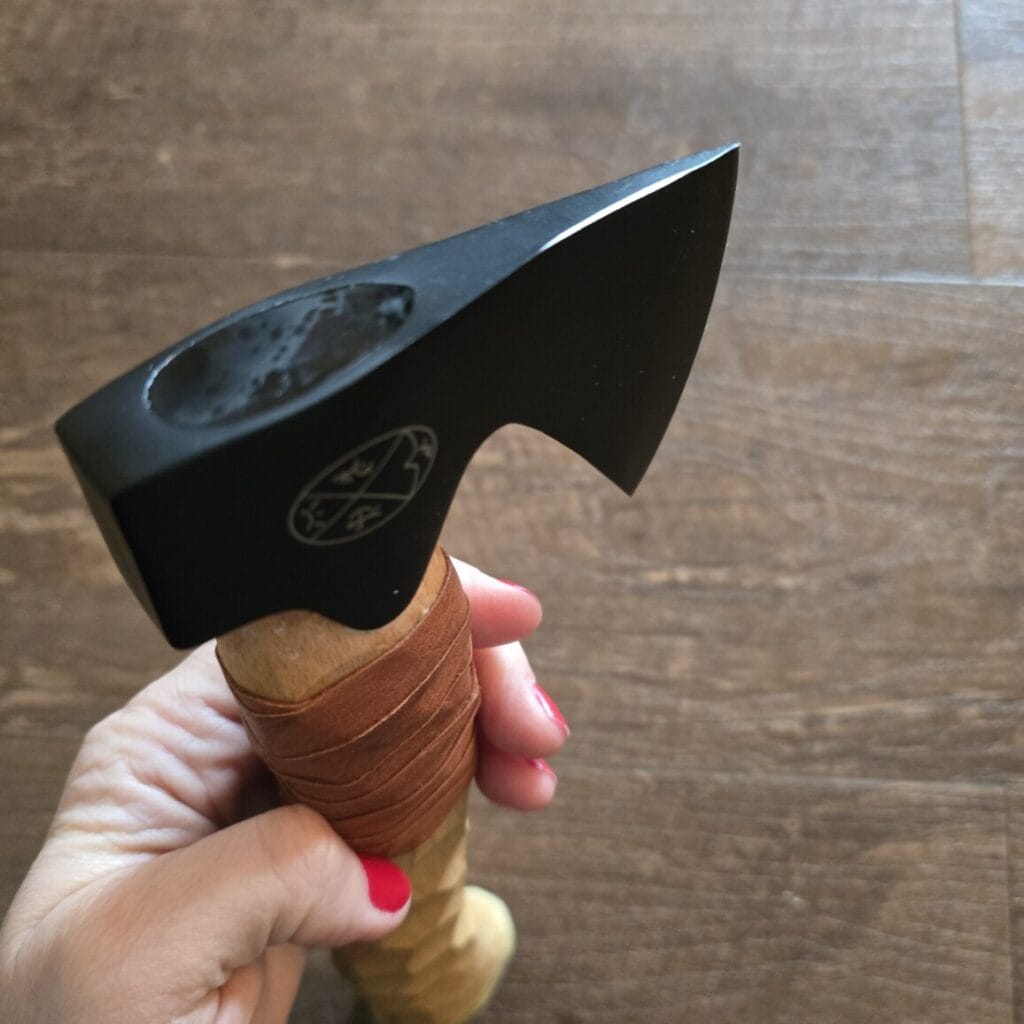 This week, I'm updating Union Lake Knife Collection knives for sale Karesuando Mini Hatchet 6.5" OAL, 2.75" Blade knives for sale