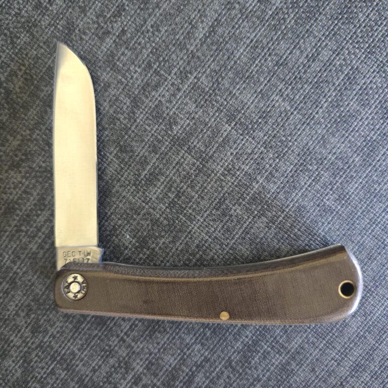 Great Eastern Cutlery #715117 OD Green Linen Micarta