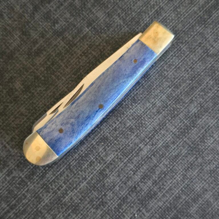 Frost Cutlery Trapper in Blue Bone