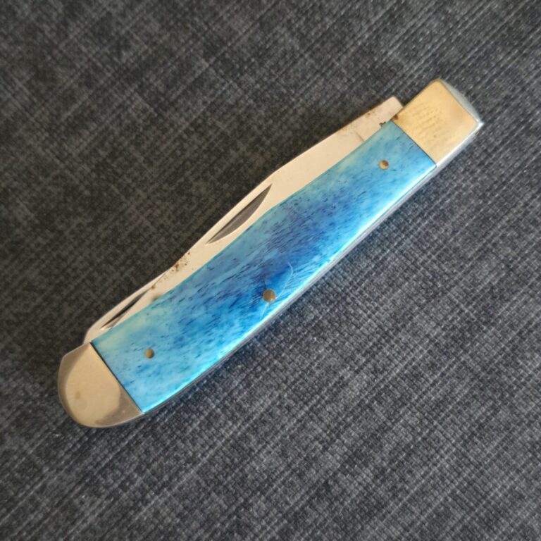 Frost Cutlery Trapper in Blue Bone