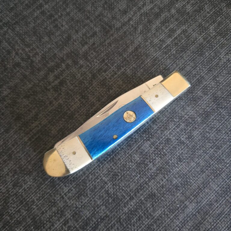 Frost Cutlery Trapper in Blue Bone