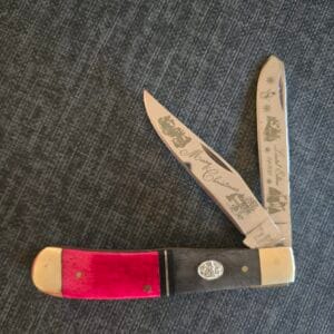 Frost Cutlery Trapper in Red Bone