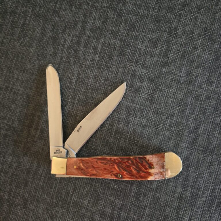 Frost Cutlery Trapper in Brown Bone