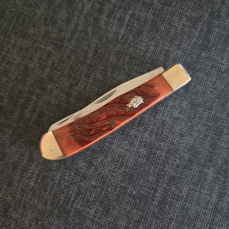 Frost Cutlery Trapper in Brown Bone