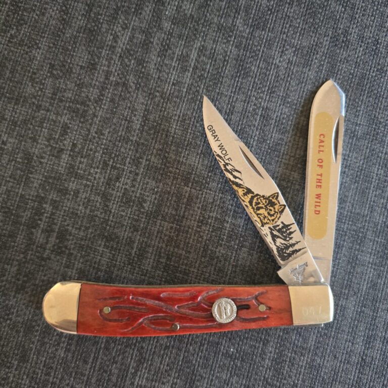 Frost Cutlery Trapper in Brown Bone