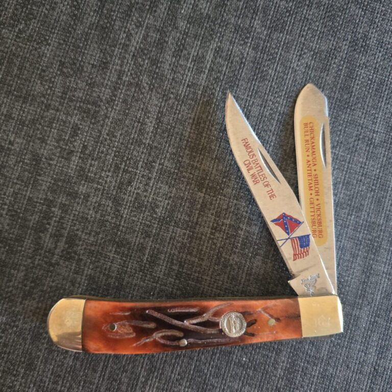 Frost Cutlery Trapper in Brown Bone