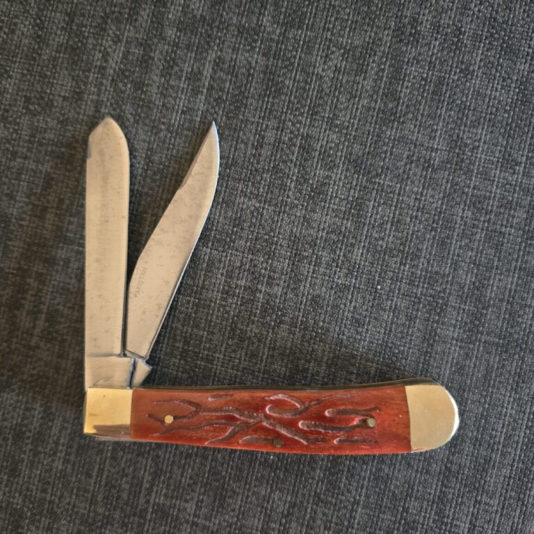 Frost Cutlery Trapper in Brown Bone
