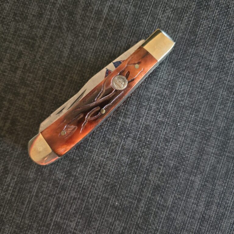 Frost Cutlery Trapper in Brown Bone