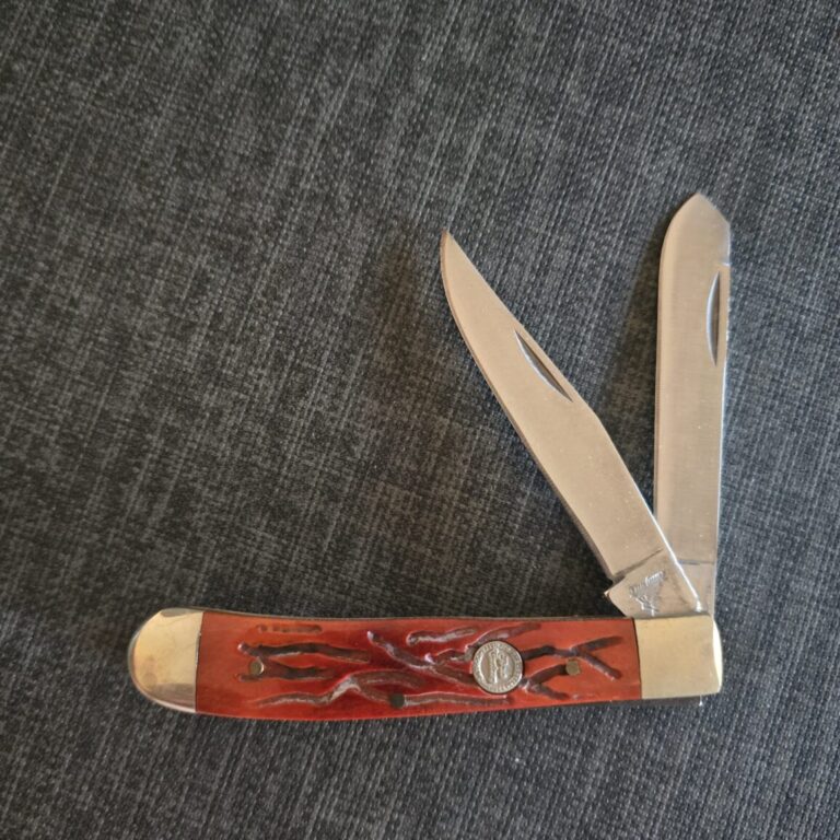 Frost Cutlery Trapper in Brown Bone
