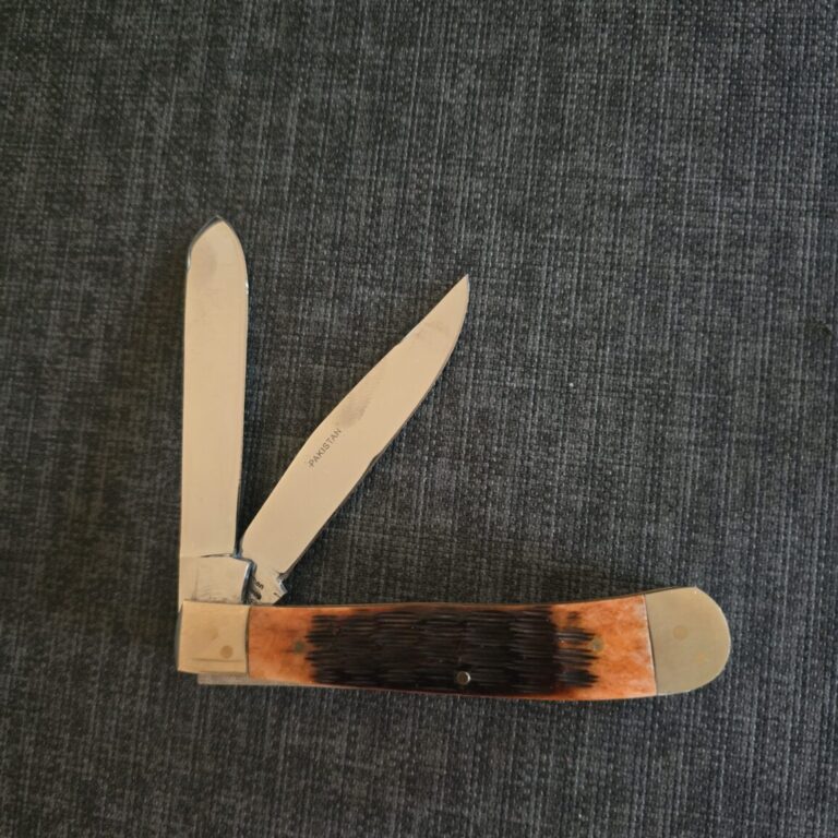 Frost Cutlery Trapper in Brown Bone