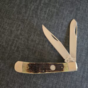 Frost Cutlery Trapper in Brown Bone