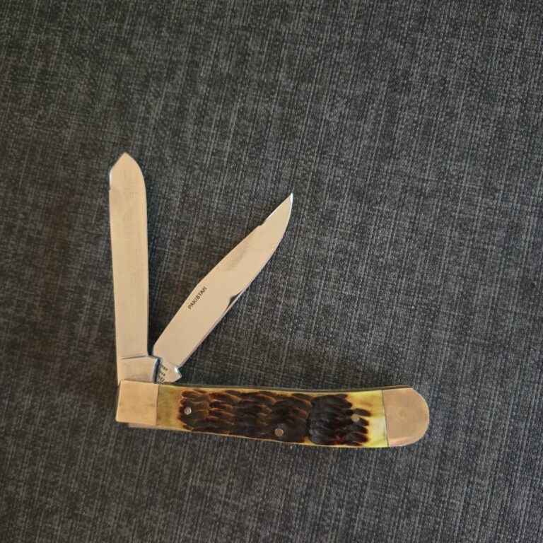 Frost Cutlery Trapper in Brown Bone