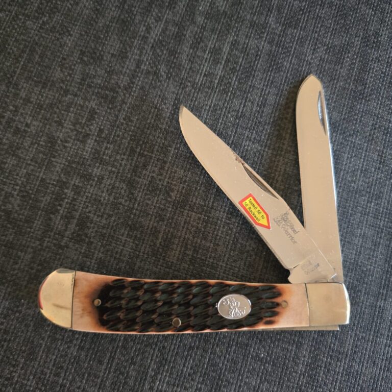 Frost Cutlery Trapper in Brown Bone