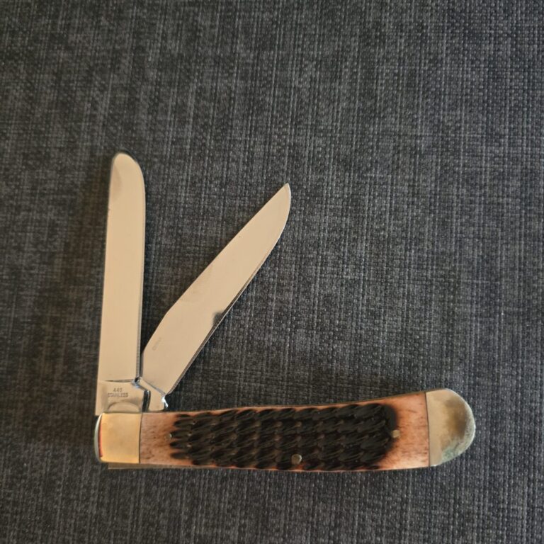 Frost Cutlery Trapper in Brown Bone