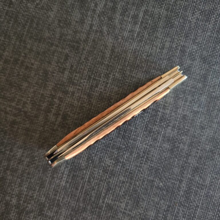 Frost Cutlery Trapper in Brown Bone