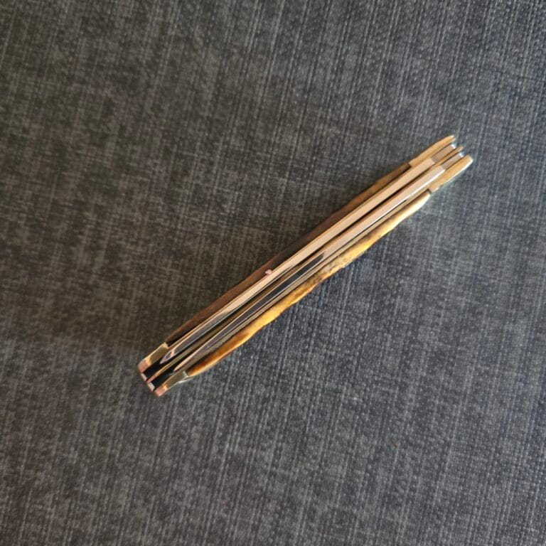 Frost Cutlery Trapper in Brown Bone