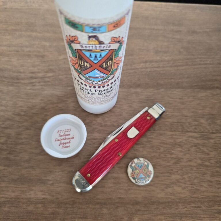 Great Eastern Cutlery #871223 Indian Paintbrush Jigged Bone