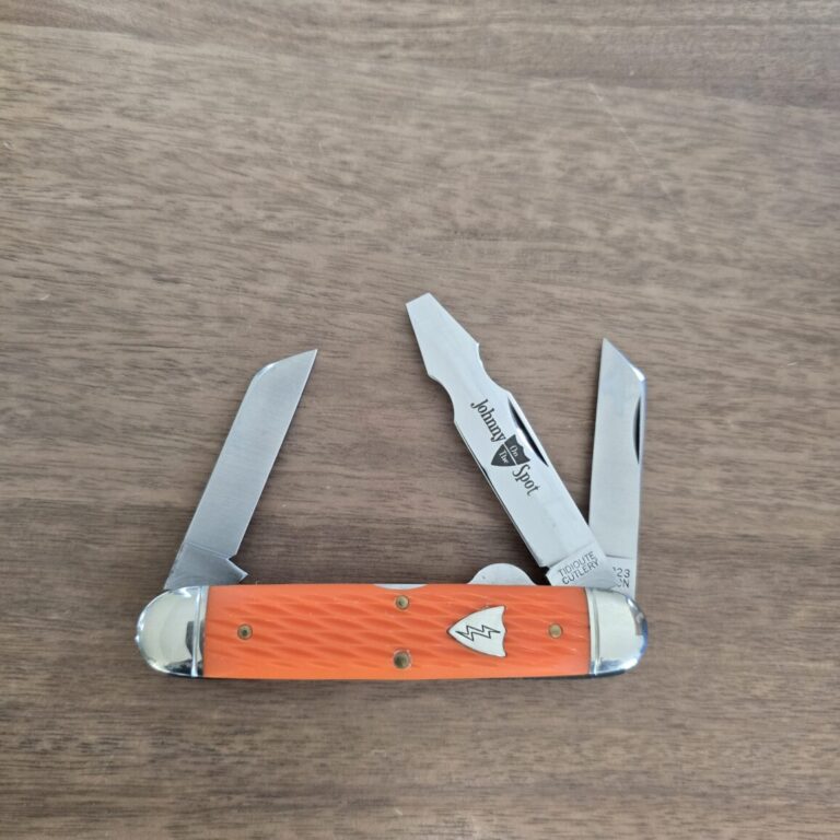 Great Eastern Cutlery #53E323 Jigged Orange Delrin PROTOTYPE