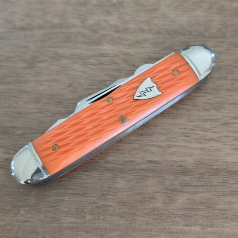 Great Eastern Cutlery #53E323 Jigged Orange Delrin PROTOTYPE