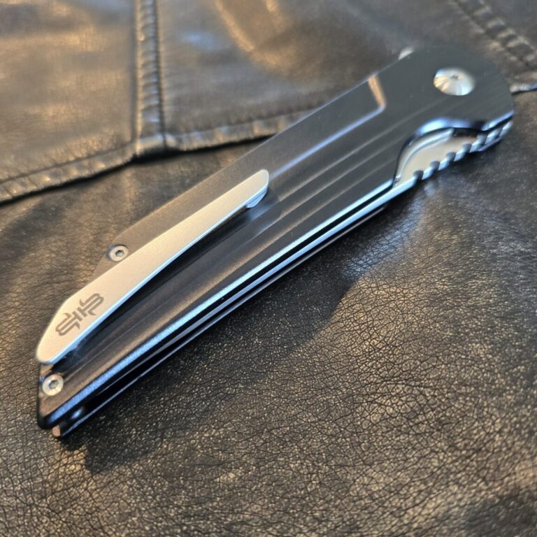 Brous Blades Jake Hoback Kwaiback Kwaiken Folding Pocket Knife in Aluminum and D2 USA 6/1/2018 Limited Run, SN 194 of 500