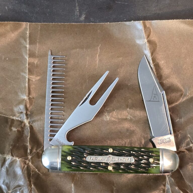 Great Eastern Cutlery #351325 Fairway Green Jigged Bone PROTOTYPE