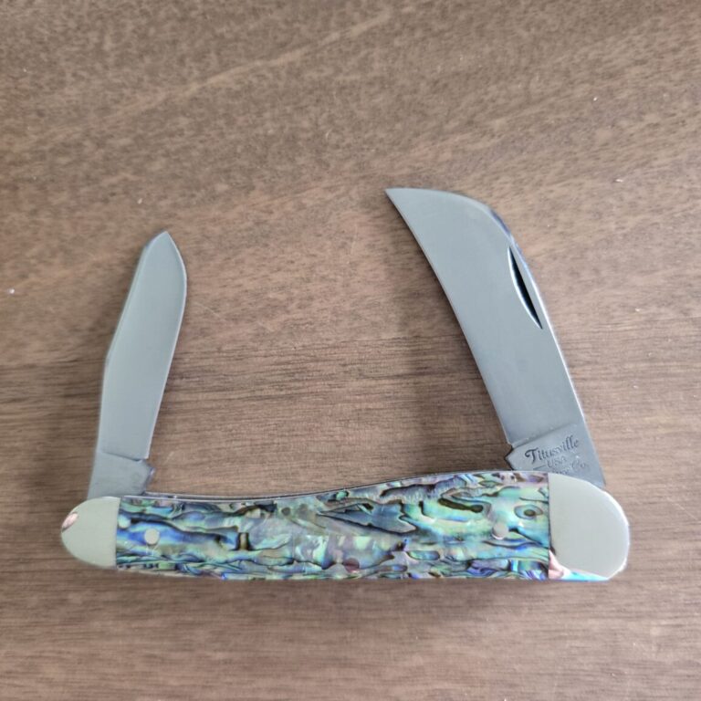 Titusville Cutlery Rooster Comb Genuine Paua Abalone Bolster Pattern 1 of 9 By Daniels, 2025