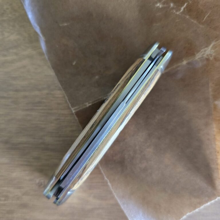 Great Eastern Cutlery #352325 Distressed Whiskey Barrel Oak PROTOTYPE