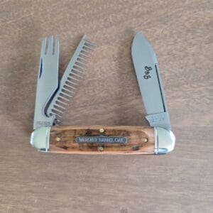Great Eastern Cutlery #352325 Distressed Whiskey Barrel Oak