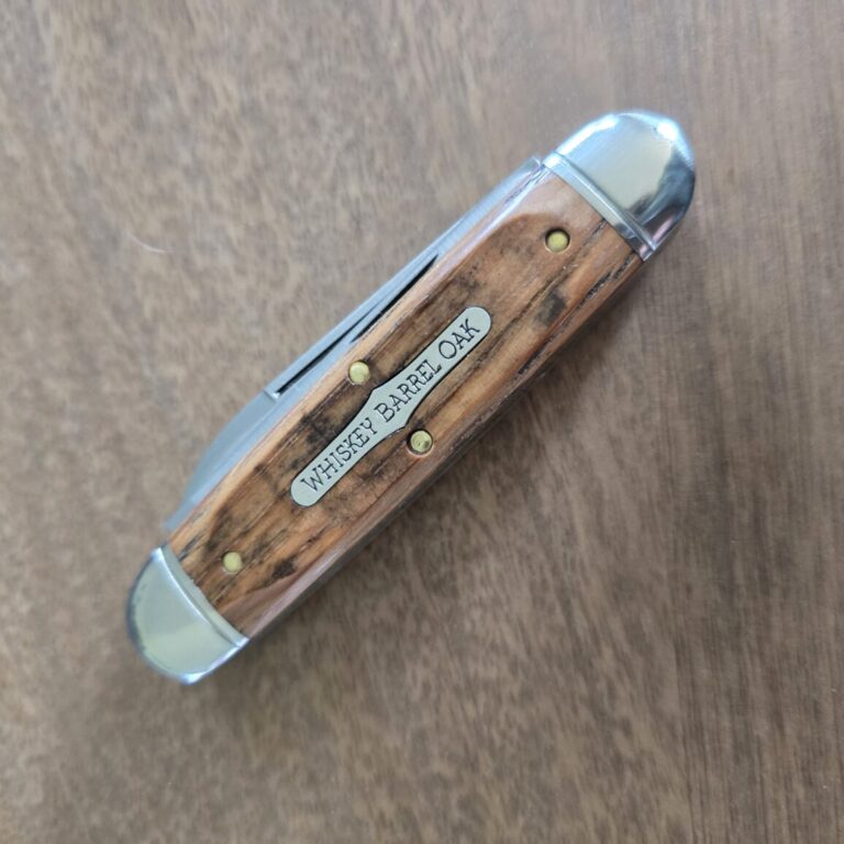 Great Eastern Cutlery #352325 Distressed Whiskey Barrel Oak