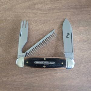 Great Eastern Cutlery #352325 Charred Whiskey Barrel Oak PROTOTYPE