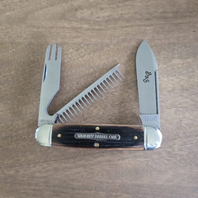 Great Eastern Cutlery #352325 Charred Whiskey Barrel Oak PROTOTYPE