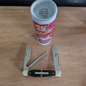 Great Eastern Cutlery #352325 Charred Whiskey Barrel Oak