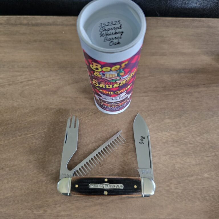 Great Eastern Cutlery #352325 Charred Whiskey Barrel Oak