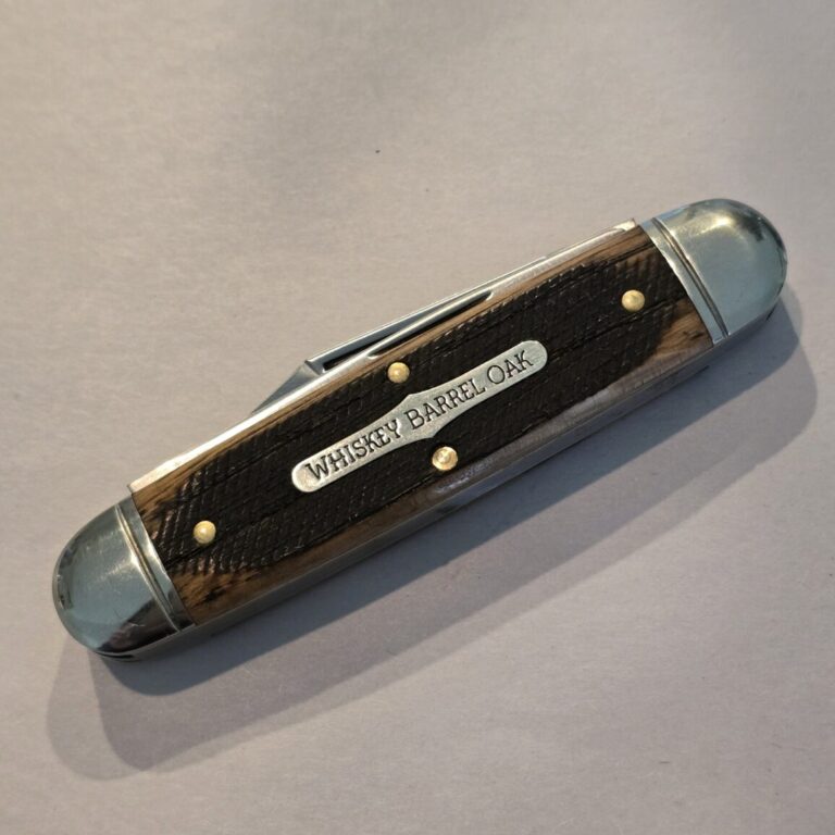 Great Eastern Cutlery #351325 Sawcut Whiskey Barrel Oak PROTOTYPE