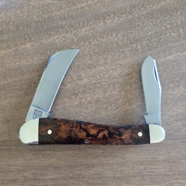 Titusville Cutlery Rooster Comb in Chinese Quince Burl Wood by Daniels 03/2025 (1 of 10)