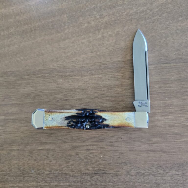 Titusville Cutlery Lexingtonian in Stag and 1095 Carbon by Daniels 2025 (1 of 30) "A"